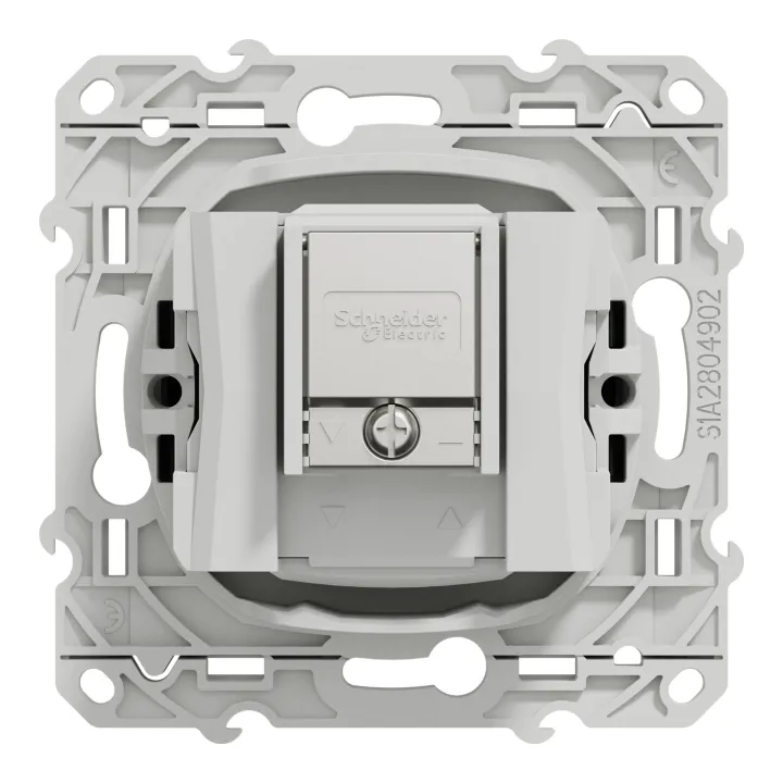 Odace - Prise Tv/Fm/Sat - Anthracite - 1 Entrée