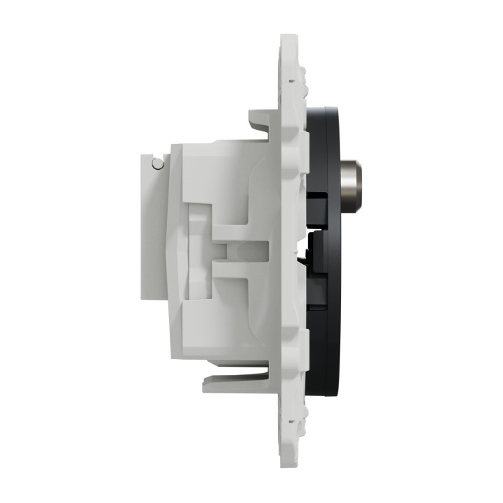 Odace - Prise Tv/Fm/Sat - Anthracite - 1 Entrée