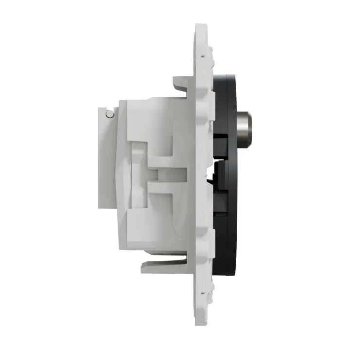 Odace - Prise Tv/Fm/Sat - Anthracite - 1 Entrée