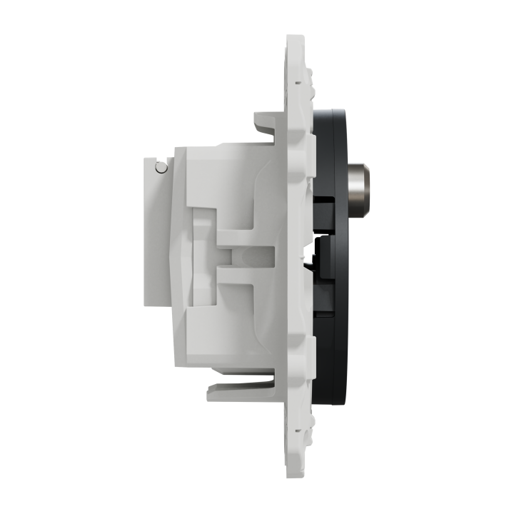 Odace - Prise Tv/Fm/Sat - Anthracite - 1 Entrée