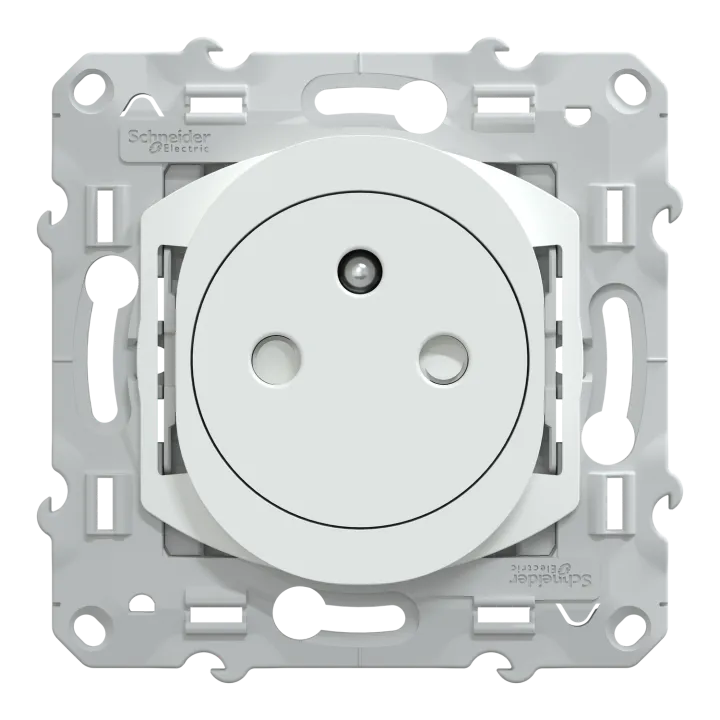 Ovalis - Lot De 108 2P+T Affleurantes S320052 - 16A - Blanc - Ss Emballage Unit