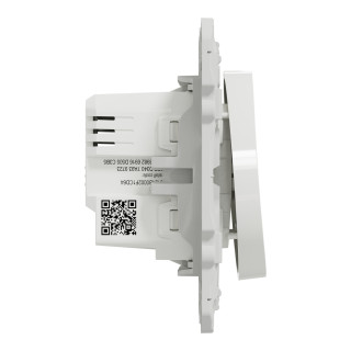 Wiser Odace - Bouton Poussoir - 10A - Zigbee - Blanc