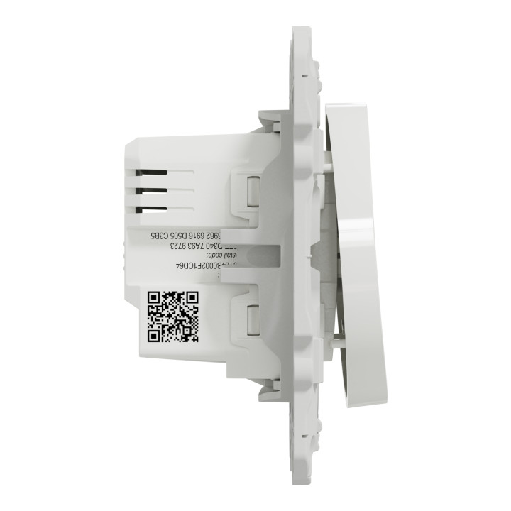 Wiser Odace - Bouton Poussoir - 10A - Zigbee - Blanc