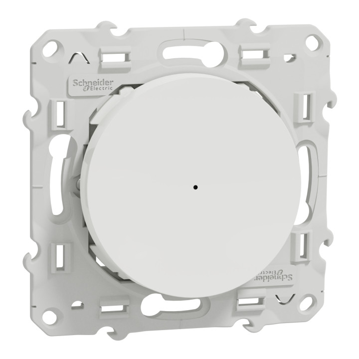Wiser Odace - Bouton Poussoir - 10A - Zigbee - Blanc