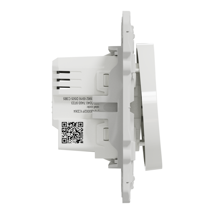 Wiser Odace - Bouton Poussoir - 10A - Zigbee - Blanc