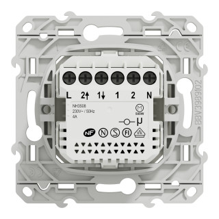 Wiser Odace - Interrupteur Connecté Volet-Roulant - 4A - Zigbee - Blanc