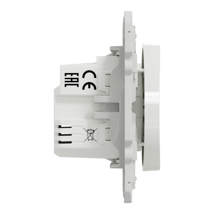 Wiser Odace - Interrupteur Connecté Volet-Roulant - 4A - Zigbee - Blanc