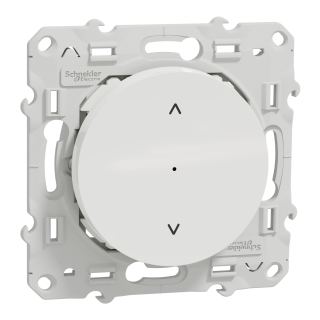 Wiser Odace - Interrupteur Connecté Volet-Roulant - 4A - Zigbee - Blanc