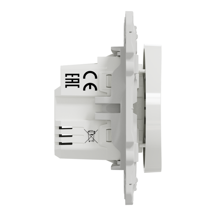 Wiser Odace - Interrupteur Connecté Volet-Roulant - 4A - Zigbee - Blanc
