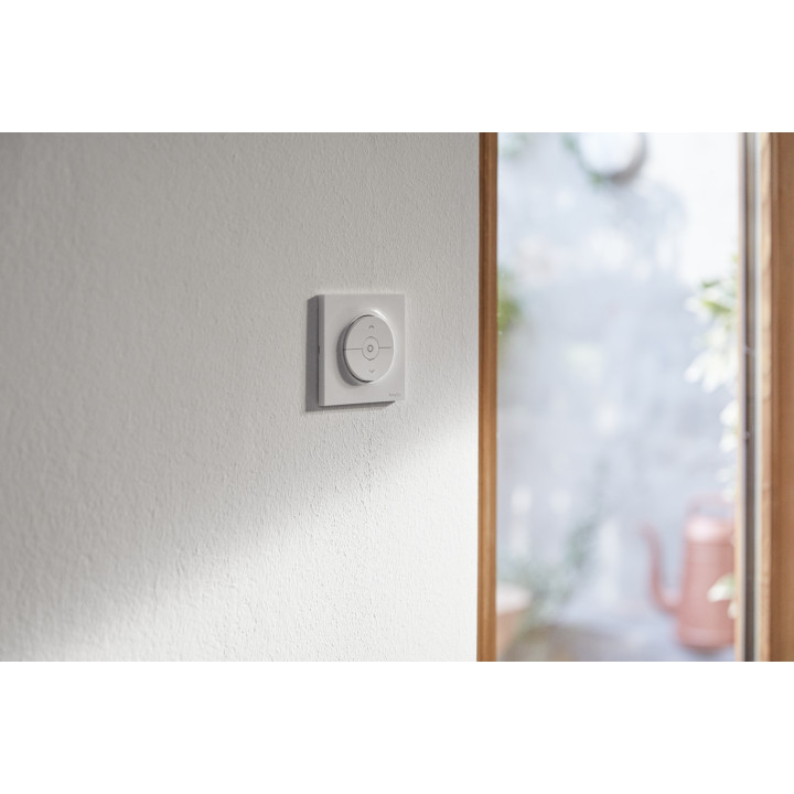 Wiser Odace - Interrupteur Connecté Volet-Roulant - 4A - Zigbee - Blanc
