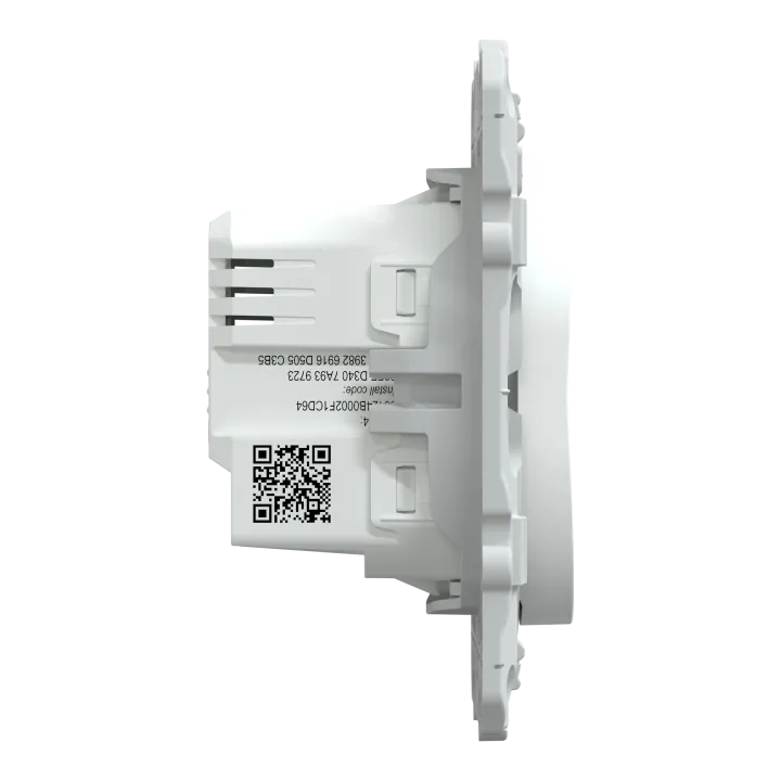Wiser Ovalis - Interrupteur Volet-Roulant - 4A - Zigbee - Blanc