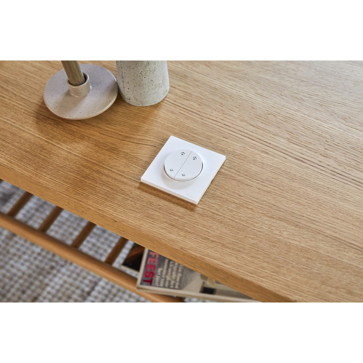 Wiser Ovalis - Interrupteur Centralisé Sans Fil 2 Ou 4 Bp - Blanc