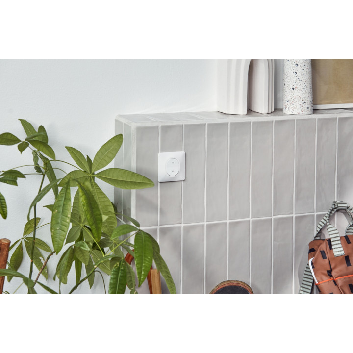 Wiser Ovalis - Interrupteur Centralisé Sans Fil 2 Ou 4 Bp - Blanc