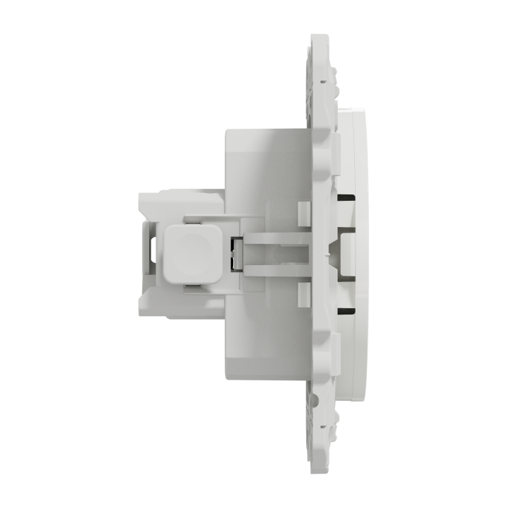 Odace - prise de courant 2P+T - blanc - 4 connexions rapides par pôle