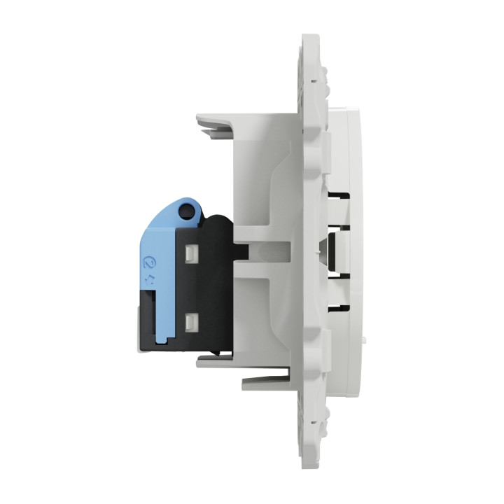 Odace - Prise Rj45 Cat.6 Utp - Grade 1 À 2 (Tél. + Informatique) - À Vis - Blanc