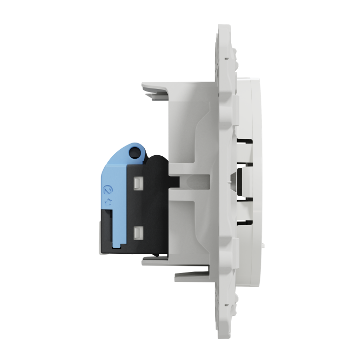 Odace - Prise Rj45 Cat.6 Utp - Grade 1 À 2 (Tél. + Informatique) - À Vis - Blanc