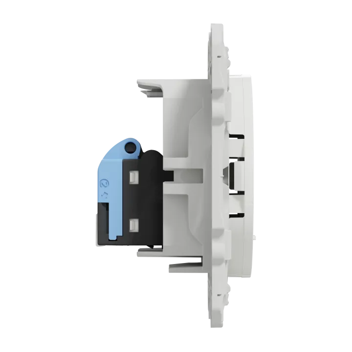 Odace - Prise Rj45 Cat.6 Utp - Grade 1 À 2 (Tél. + Informatique) - À Vis - Blanc