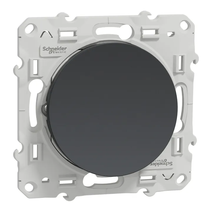 Odace - Poussoir - Anthracite - 10A