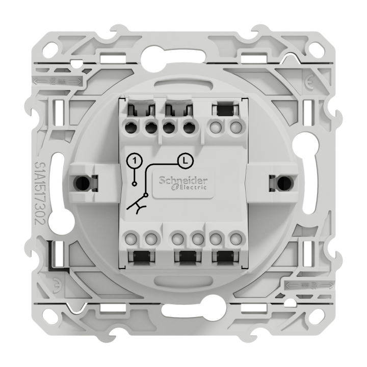 Odace - Poussoir - Anthracite - 10A