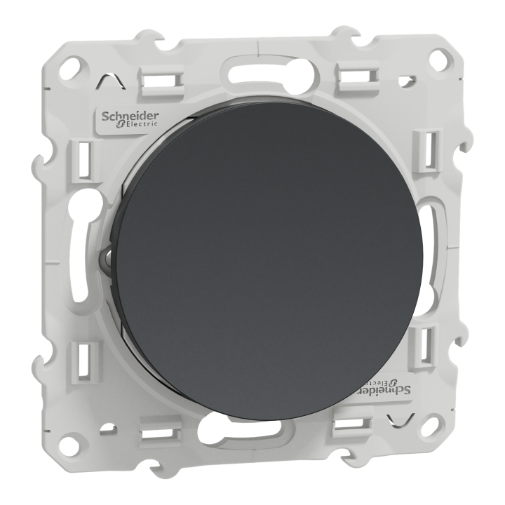 Odace - Poussoir - Anthracite - 10A