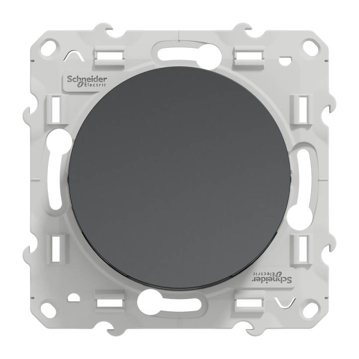 Odace - Poussoir - Anthracite - 10A