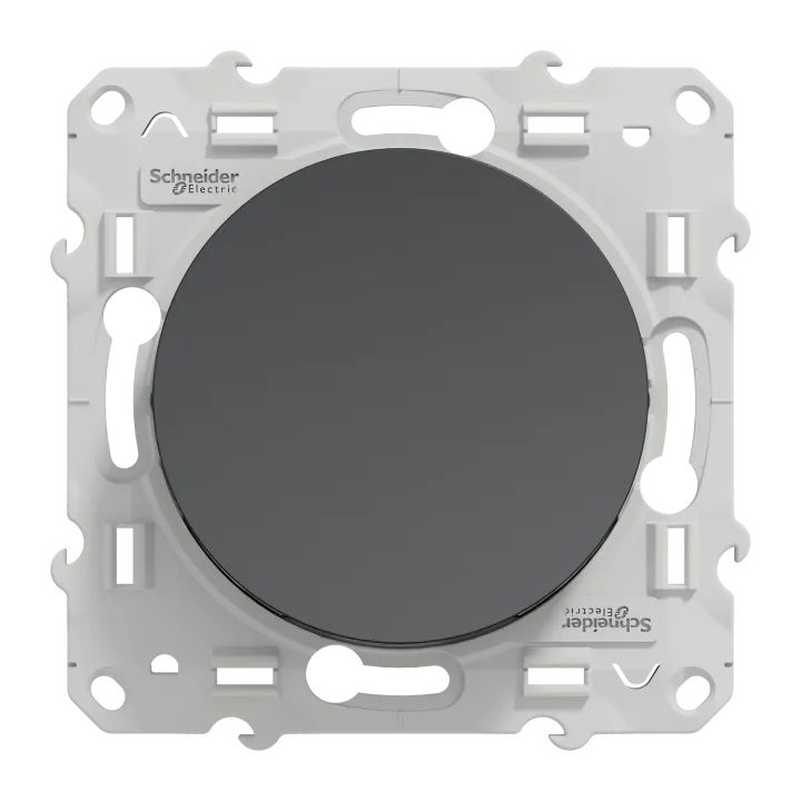 Odace - Poussoir - Anthracite - 10A