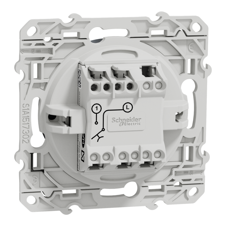 Odace - Poussoir - Anthracite - 10A