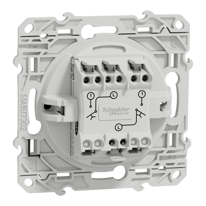 Odace - Double Poussoir Anthracite