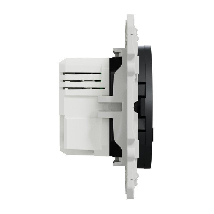 Odace - Prise Usb Double - Type A+C - Anthracite - 5 Vcc - 2,4A