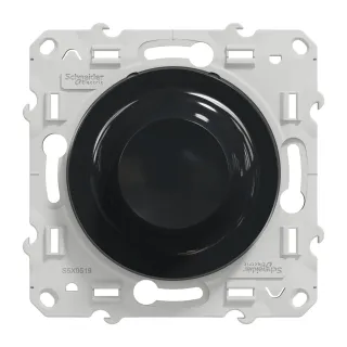 Odace - Variateur De Lumière Universel En 2 Ou 3 Fils 3W-100W(Led) - Anthracite