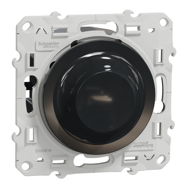 Odace - variateur de lumière universel en 2 ou 3 fils 3W-100W(LED) - anthracite