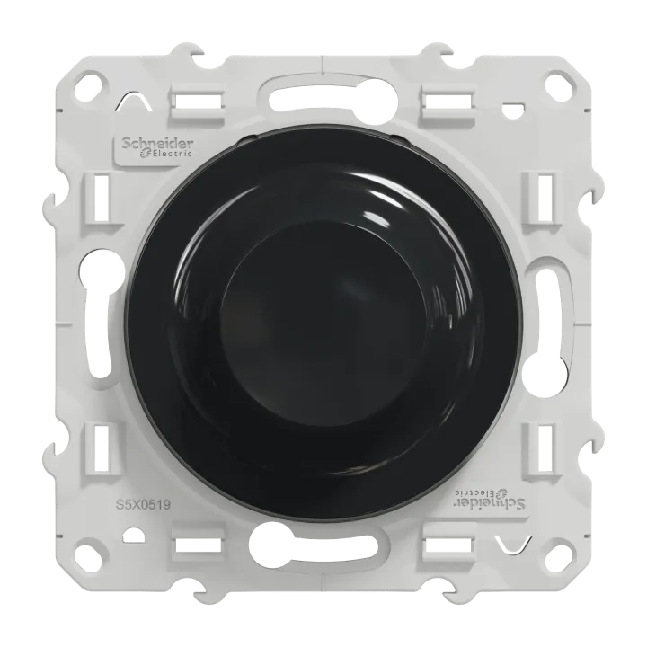 Odace - Variateur De Lumière Universel En 2 Ou 3 Fils 3W-100W(Led) - Anthracite