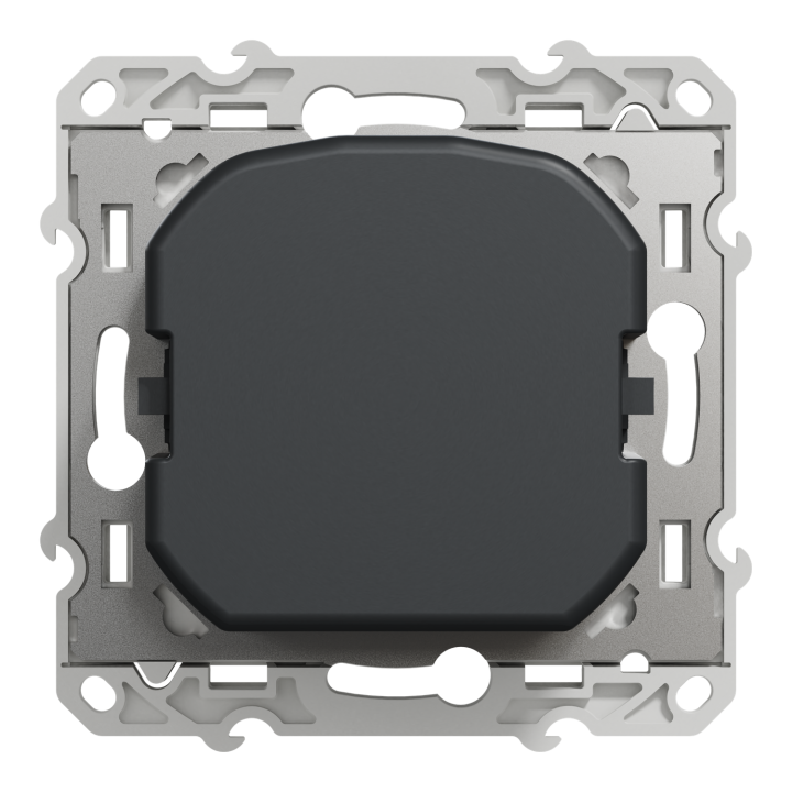 Odace - variateur de lumière universel en 2 ou 3 fils 3W-100W(LED) - anthracite