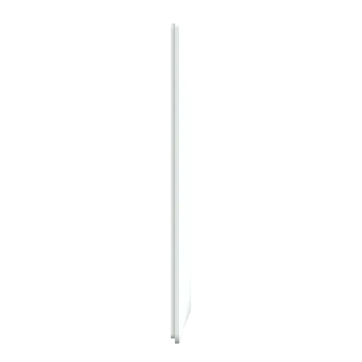 Ovalis - Plaque De Finition - 2 Postes Vertical - Entraxe 71 Mm - Blanc