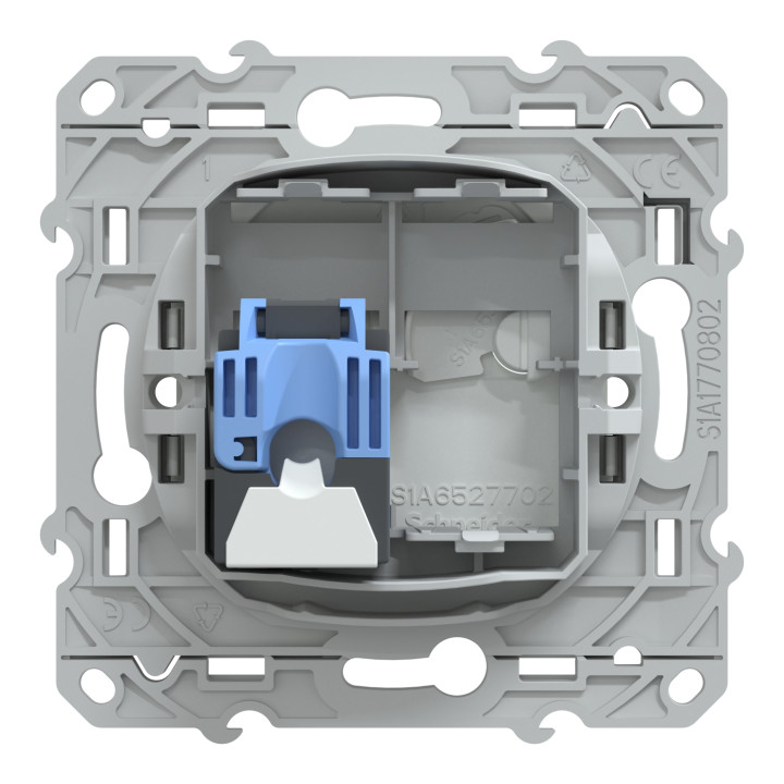Ovalis - Prise Rj45 Cat.6 Stp - Grade 2Tv Min À Grade 3Tv (+ Multimédia)- Blanc