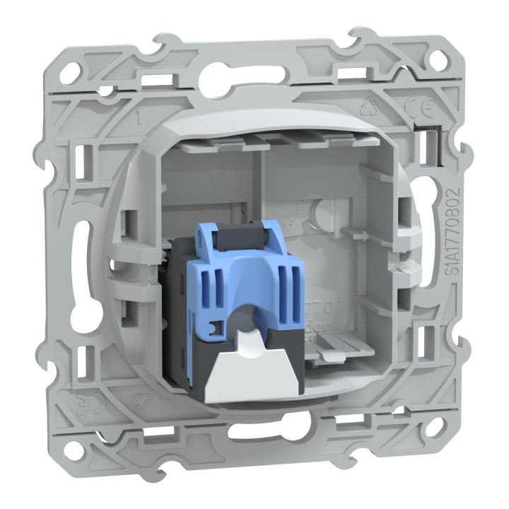 Ovalis - Prise Rj45 Cat.6 Stp - Grade 2Tv Min À Grade 3Tv (+ Multimédia)- Blanc