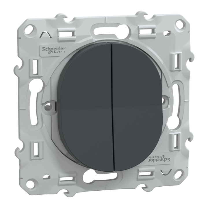 Ovalis - double va et vient - 10AX - Anthracite