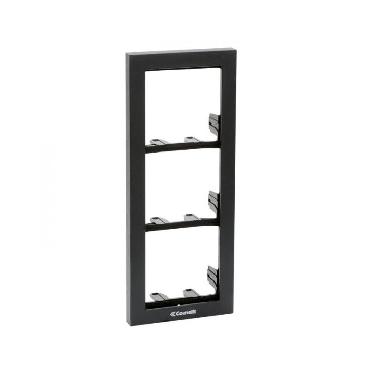 Cadre Aluminium Gris Foncé Vandalcom 3 Modules