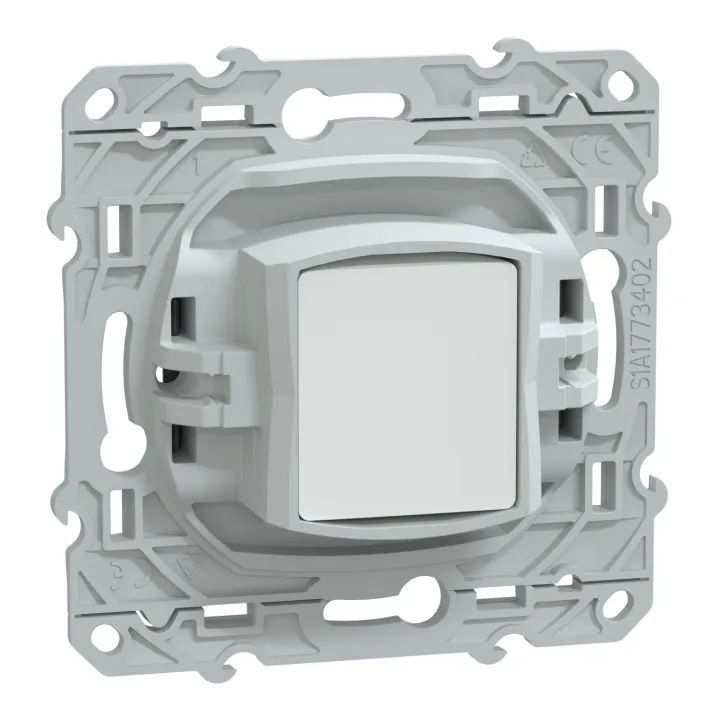 Ovalis - Prise Tv Simple - Anthracite