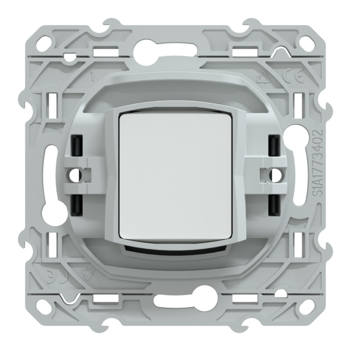 Ovalis - Prise Tv Simple - Anthracite