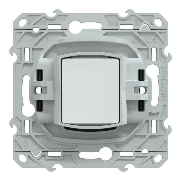 Ovalis - Prise Tv Simple - Anthracite