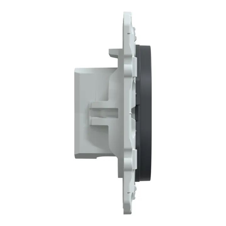 Ovalis - Prise Tv Simple - Anthracite