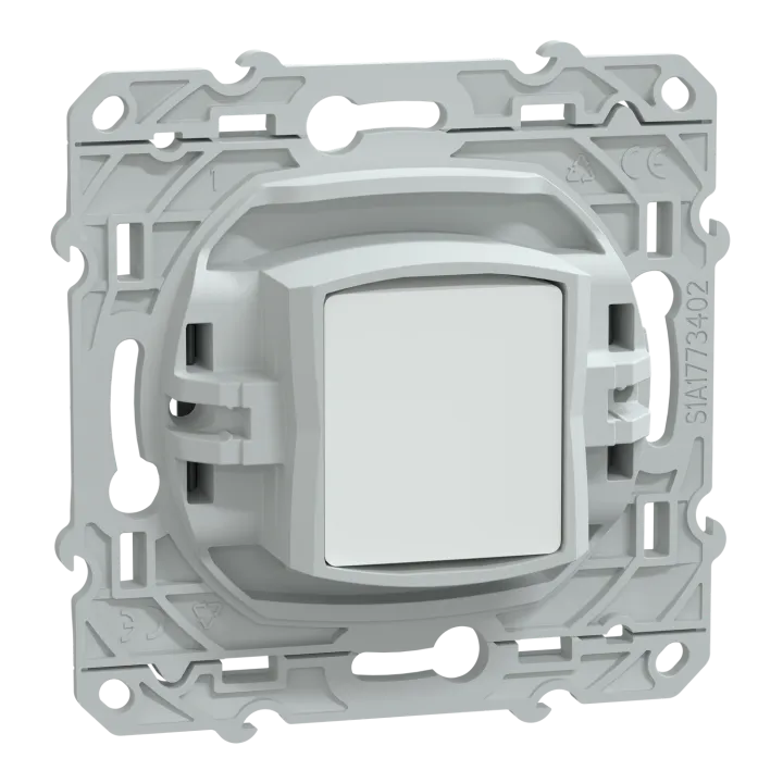 Ovalis - Prise Tv Simple - Anthracite