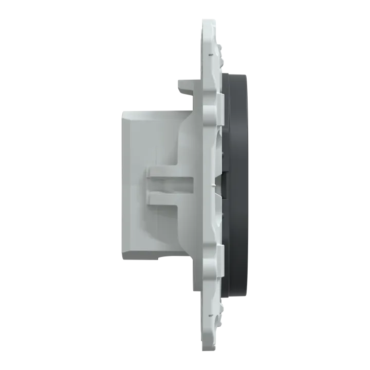Ovalis - Prise Tv Simple - Anthracite