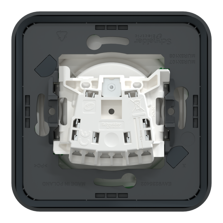 Mureva Styl - Lot de 60 2P+T avec cadre - étanche gris - sans emballage unitaire