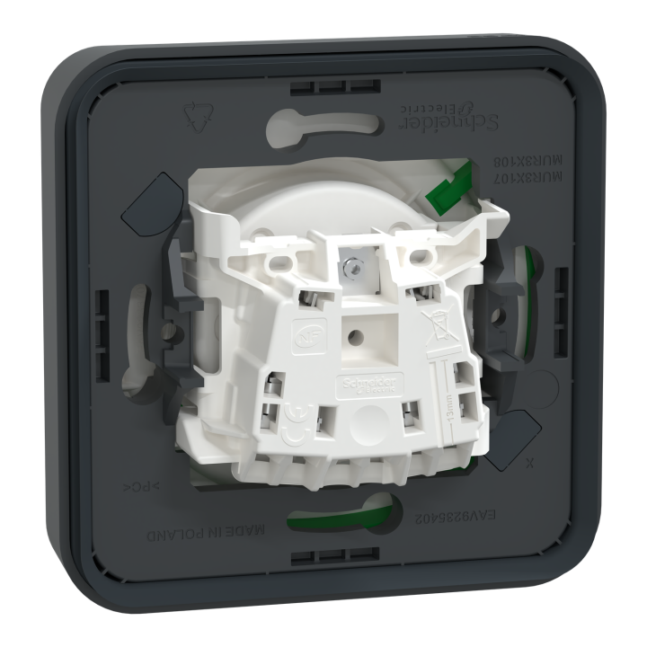 Mureva Styl - Lot de 60 2P+T avec cadre - étanche gris - sans emballage unitaire