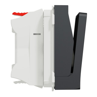 Unica - Commande À Carte No/Nf - 10A - 2 Modules - Anthracite - Mécanisme Seul