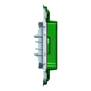 Unica - support de fixation 2 modules avec protection de chantier - zamac
