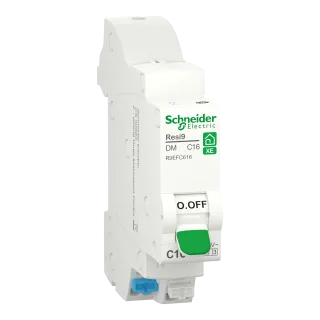 Resi9 Xe - Disjoncteur Modulaire - 1P+N - 16A - Courbe C - Embrochable