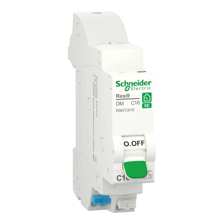 Resi9 Xe - Disjoncteur Modulaire - 1P+N - 16A - Courbe C - Embrochable
